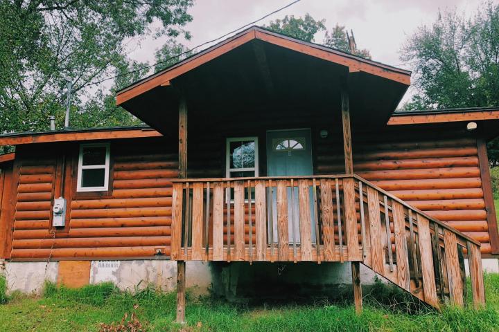 Cabin #9 front porch