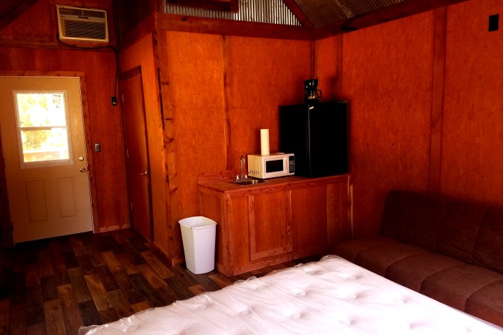 small cabin interior