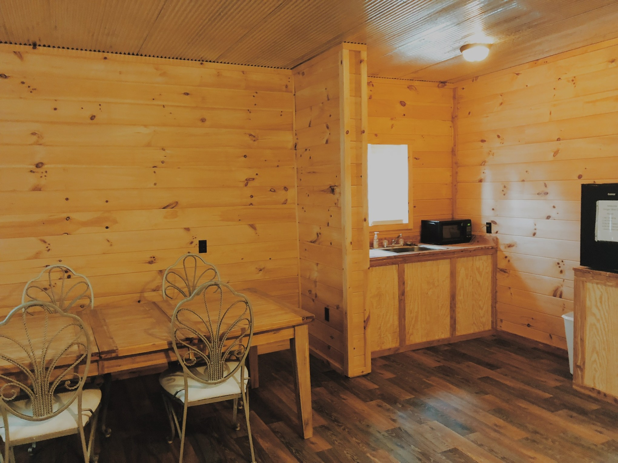 a room with a wooden floor