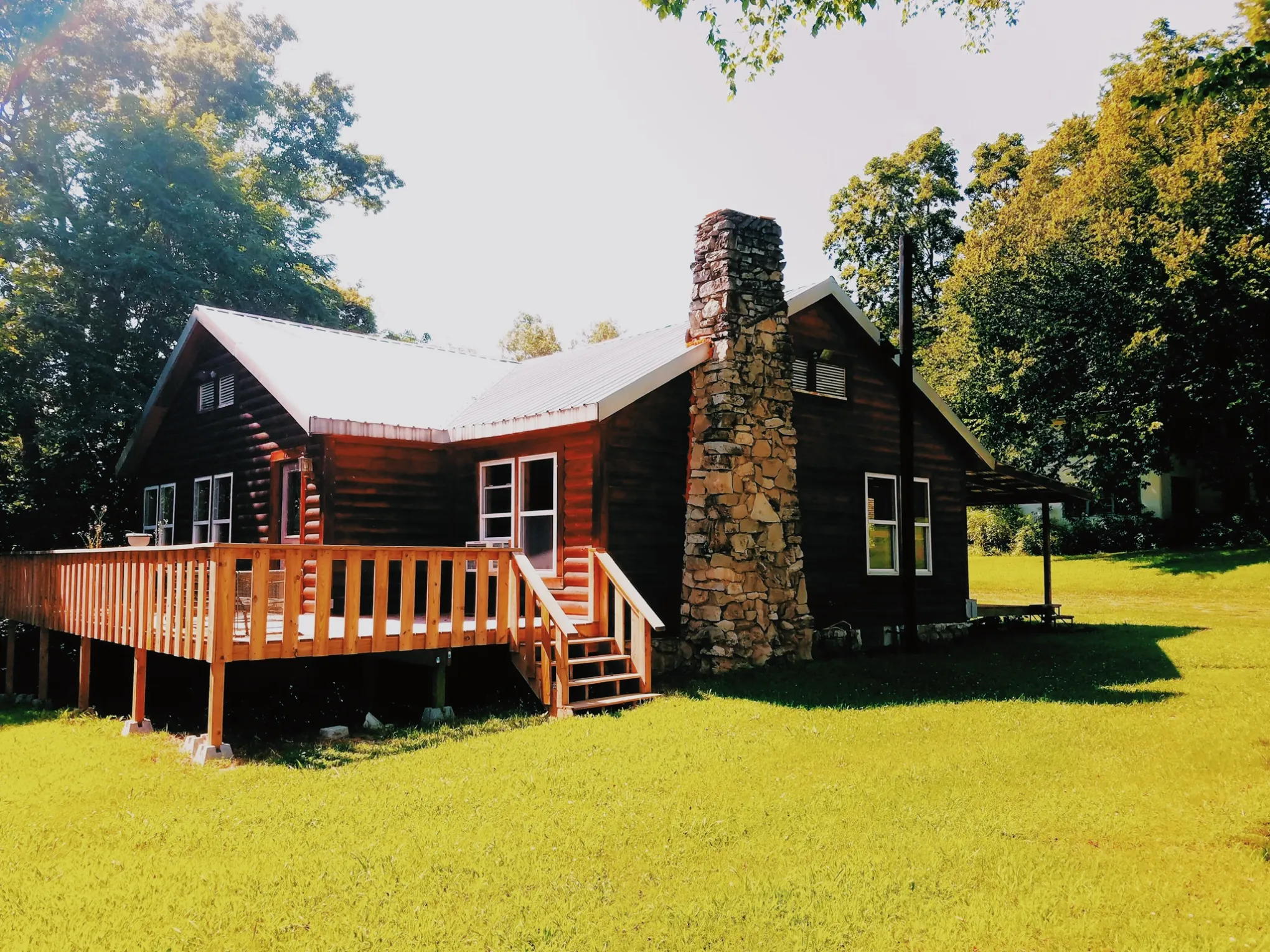 a large lawn in front of a house